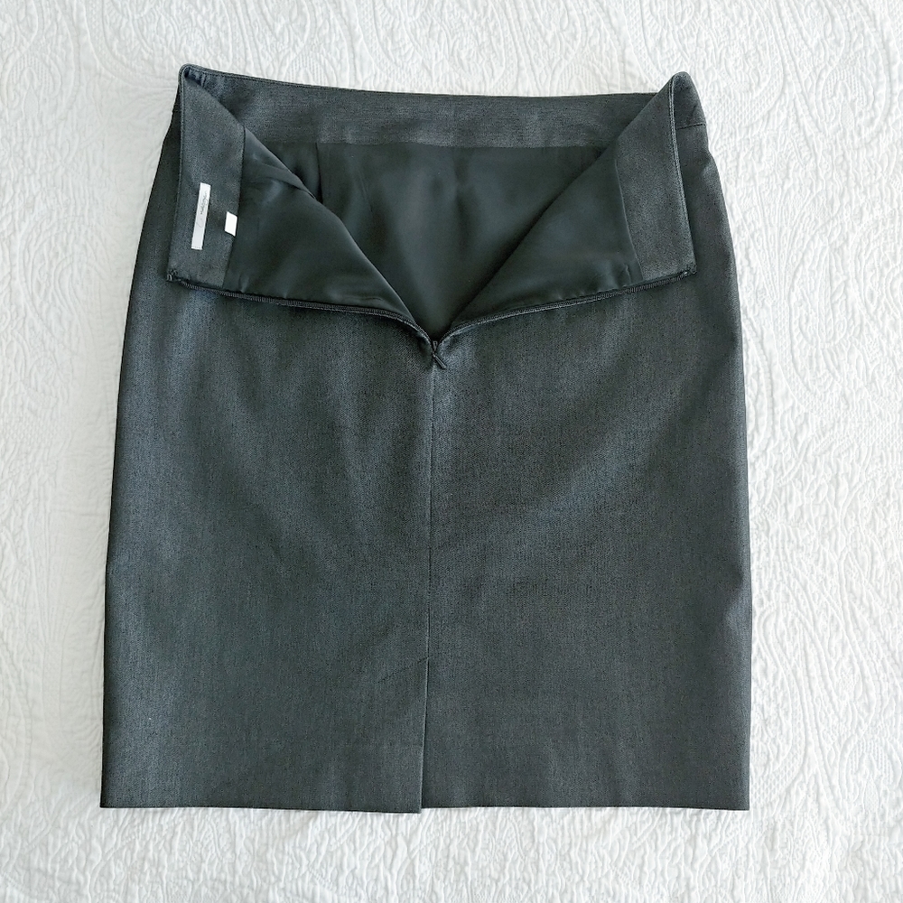 Halogen Pencil Skirt Lined Grey Sz 2P Women's - Picture 4 of 8